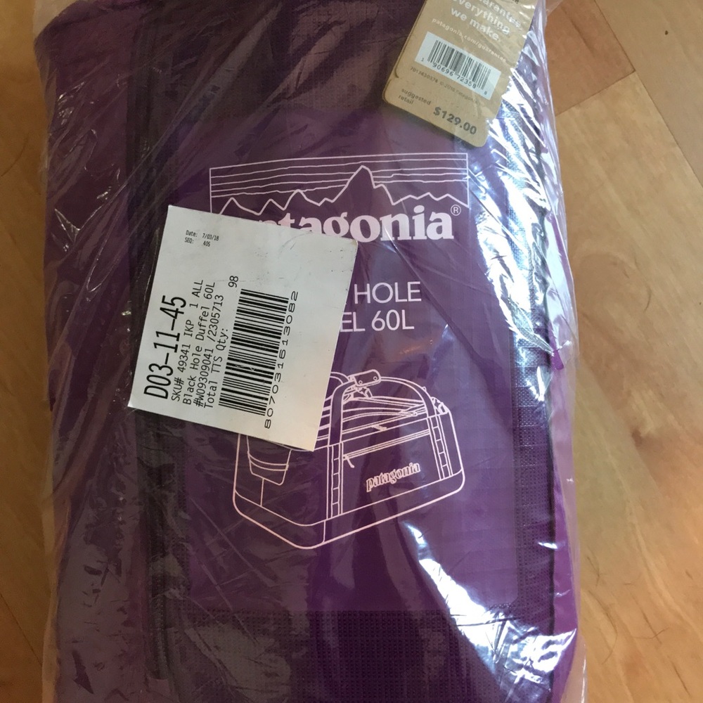 Patagonia Black Hole Duffel 60L discontented